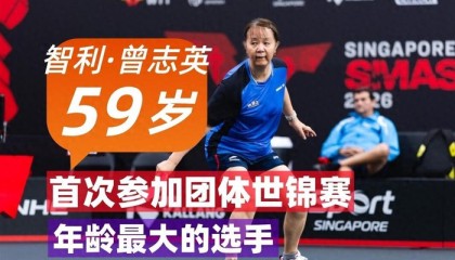 乐鱼体育-世乒赛首秀太离谱！林诗栋蒯曼首次参加团体赛，59岁奶奶PK12岁神童|WTT|伦敦|世界乒乓球团体锦标赛|国际乒联|曾志英_新浪体育_新浪新闻